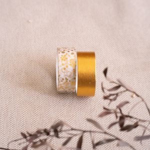 Lot de 2 Whasi Tape dorés
