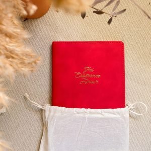 Carnet rouge à personnaliser - Edition limitée