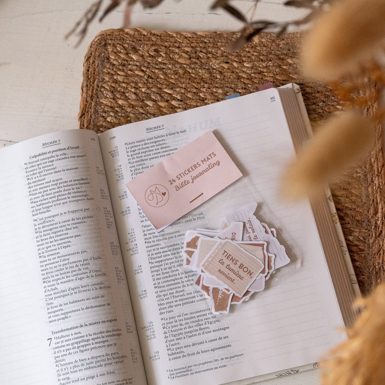 Lot de 24 stickers mats - effet kraft – Image 3