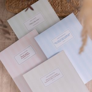 4 carnets guidés - édition pastel